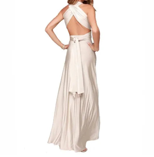 Women Long Party Dress Club Floor-Length Summer Backless Bandage Maxi Dress Multiway Bridesmaids Boho Women Dress Vestidos