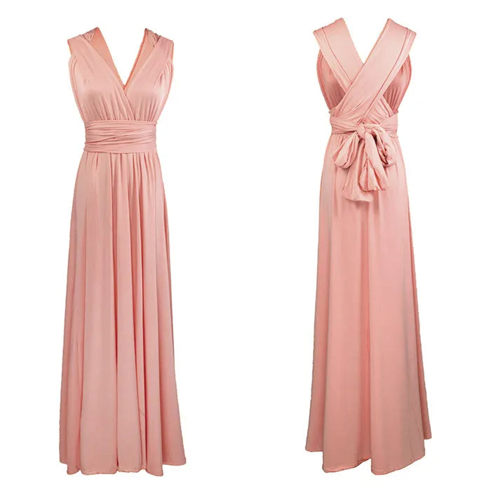 Women Long Party Dress Club Floor-Length Summer Backless Bandage Maxi Dress Multiway Bridesmaids Boho Women Dress Vestidos