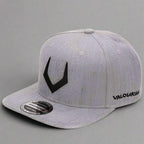 Unisex Grey Wool Snapback