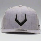 Unisex Grey Wool Snapback