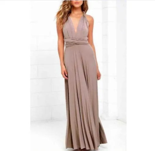 Women Long Party Dress Club Floor-Length Summer Backless Bandage Maxi Dress Multiway Bridesmaids Boho Women Dress Vestidos