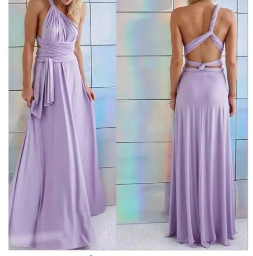 Women Long Party Dress Club Floor-Length Summer Backless Bandage Maxi Dress Multiway Bridesmaids Boho Women Dress Vestidos