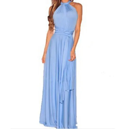 Women Long Party Dress Club Floor-Length Summer Backless Bandage Maxi Dress Multiway Bridesmaids Boho Women Dress Vestidos