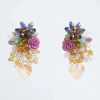 Bohemia Acrylic Flower Earrings