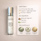 Organic Hair Shine Spray – Frizz Control & Hydrating
