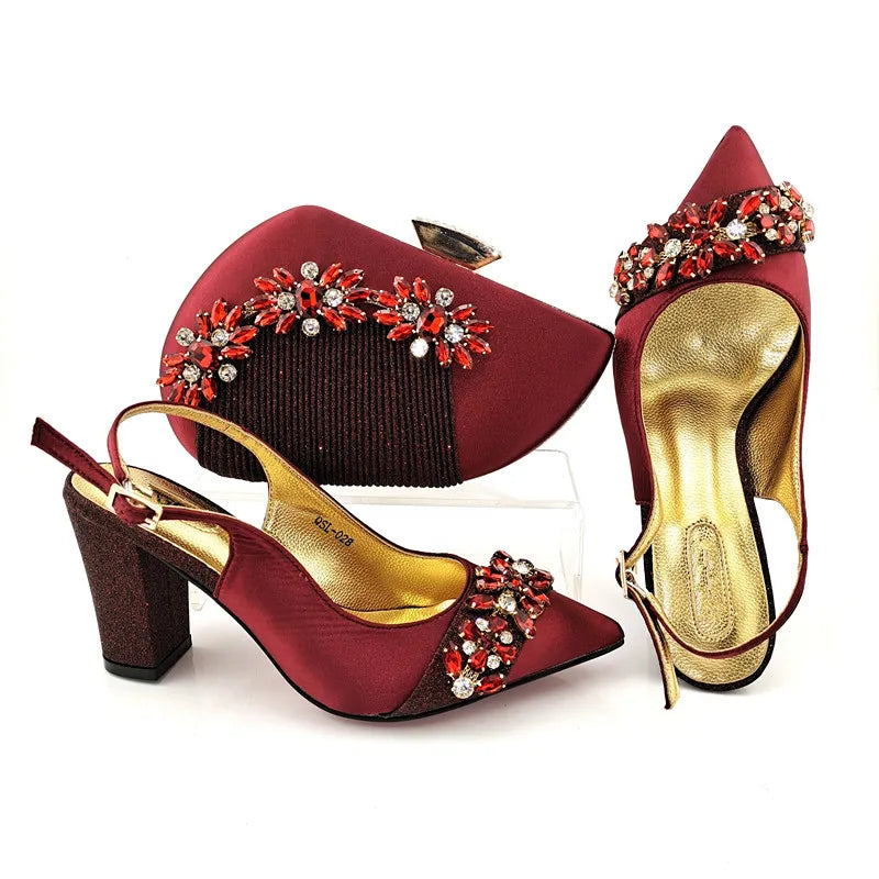 Italian Shoes With Matching Bags HYD1-66