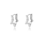 Minimalist Star Hoop Earrings for Everyday Elegance
