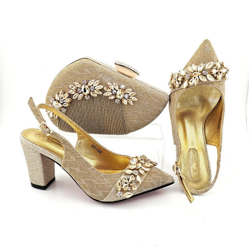 Italian Shoes With Matching Bags HYD1-66
