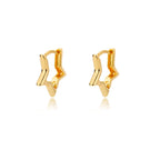 Minimalist Star Hoop Earrings for Everyday Elegance