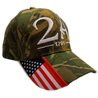 Woodland Camo Second Amendment Hat - 2889