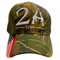 Woodland Camo Second Amendment Hat - 2889