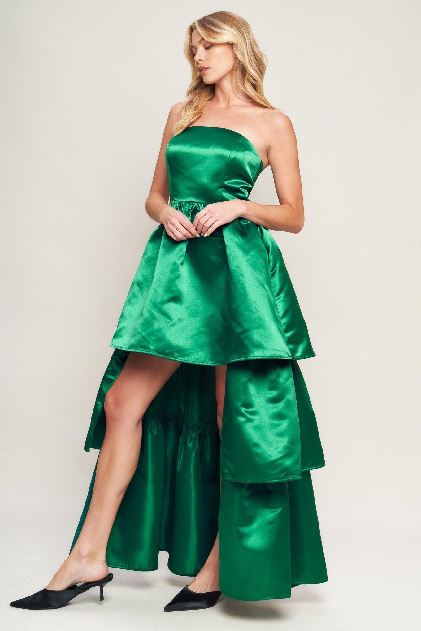 FASHIONABLE FLAIR WOVEN MAXI DRESS