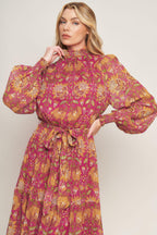 YOU ENCHANT ME WOVEN MAXI DRESS