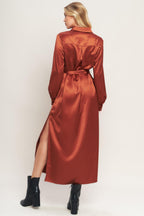 IT'S YOUR PLACE WOVEN MIDI DRESS