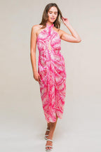 BREEZY WALKS MIDI DRESS