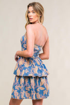 SUMMER MOMENTS DENIM MINI DRESS