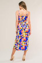 WHAT DREAMS ARE MADE WOVEN MIDI DRESS