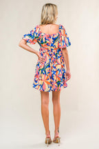 STATE OF BLISS WOVEN MINI DRESS