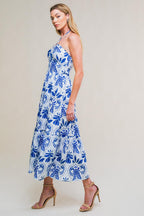 FLAWLESS SENSATION WOVEN MIDI DRESS