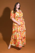 CONSISTENTLY CONFIDENT WOVEN MIDI DRESS