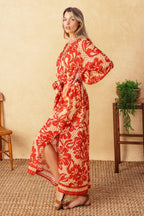 BACK IN ACTION WOVEN MIDI DRESS