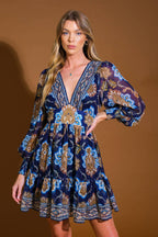 SO DELIGHTED WOVEN MINI DRESS