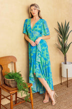 FOREVER DAYDREAMING WOVEN MIDI DRESS