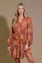 DEEPLY DELIGHTFUL WOVEN MINI DRESS