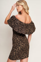 WHEREVER YOU MAY GO WOVEN MINI DRESS