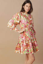 DREAM WEAVER WOVEN MINI DRESS