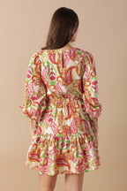DREAM WEAVER WOVEN MINI DRESS