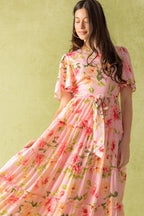 WHICH CHAPTER WOVEN MAXI DRESS