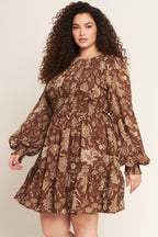 SWEET REMINISCENCE WOVEN MINI DRESS