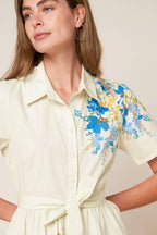 ALWAYS REMARKABLE WOVEN MINI DRESS