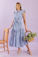 WHEN LIFE GIVES YOU WOVEN MIDI DRESS