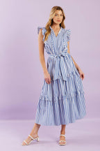 WHEN LIFE GIVES YOU WOVEN MIDI DRESS