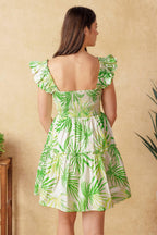 ADORABLE INTENTIONS WOVEN MINI DRESS