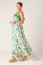 EVERYDAY BLISS WOVEN MAXI DRESS