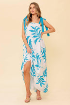 AMALFI COAST WOVEN MAXI DRESS