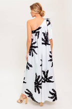 SUNSET SERENADE WOVEN MAXI DRESS