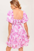 MEADOW RHYTHM WOVEN EYELET MINI DRESS