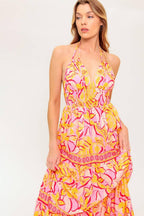 GO WITH GRACE WOVEN MAXI DRESS