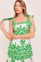 DREAM WALKER OLIVE WOVEN MAXI DRESS