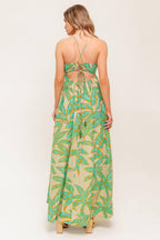 BLOSSOM SPELL WOVEN MAXI DRESS