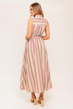 WIND ON MY SKIN WOVEN MIDI DRESS