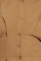 LOVE YOU MORE WOVEN MIDI DRESS