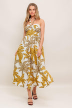 PETITE LOVE WOVEN MIDI DRESS