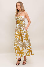 PETITE LOVE WOVEN MIDI DRESS
