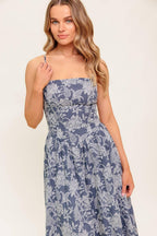 ORDINARY IS OVERRATED WOVEN MIDI DRESS