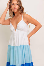 CRUISE MODE WOVEN MIDI DRESS